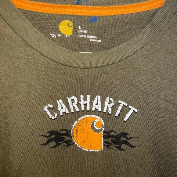 carhartt army green t-shirt - Picture 3 of 3